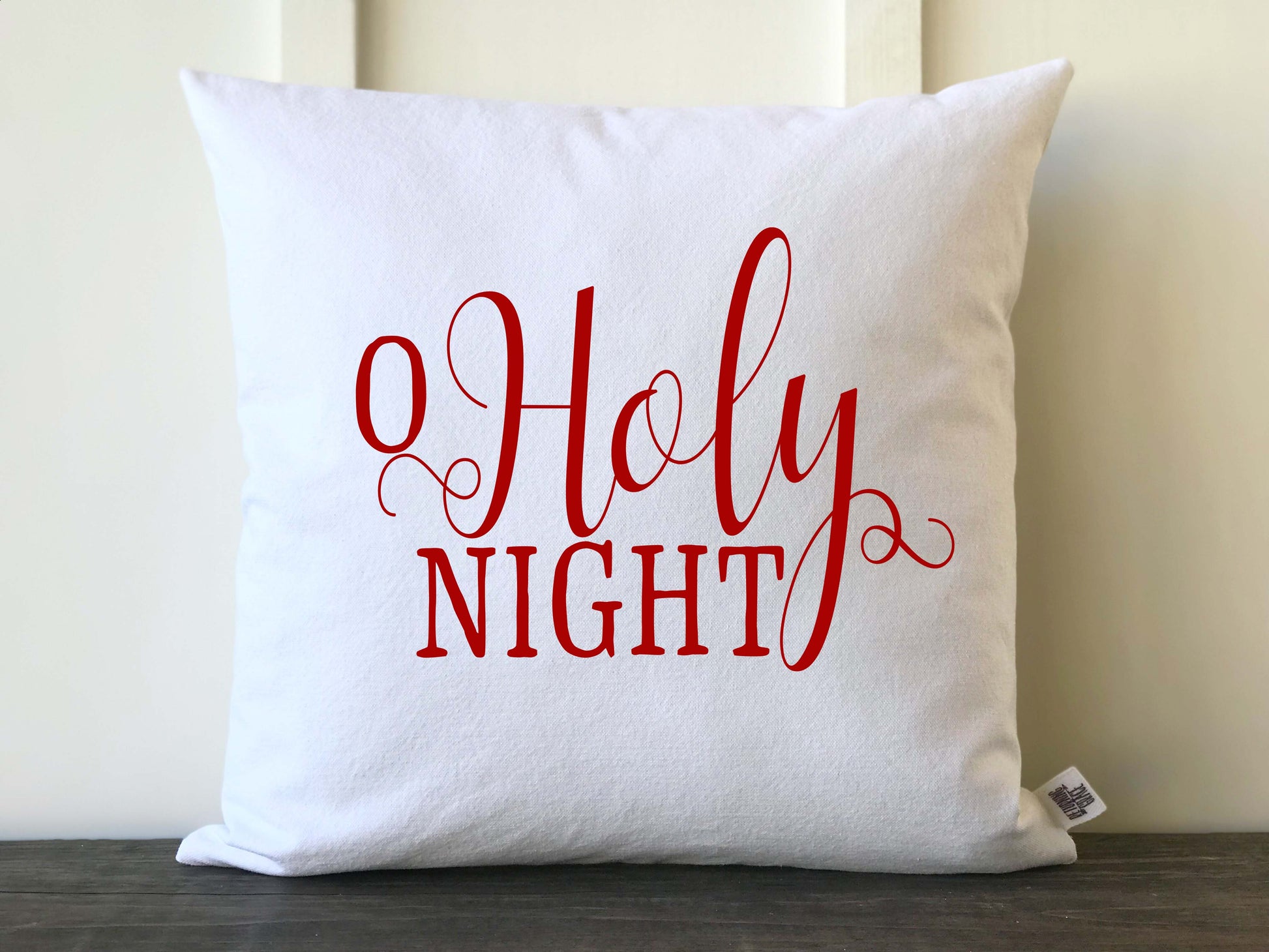 O Holy Night Christmas Pillow Cover - Returning Grace Designs